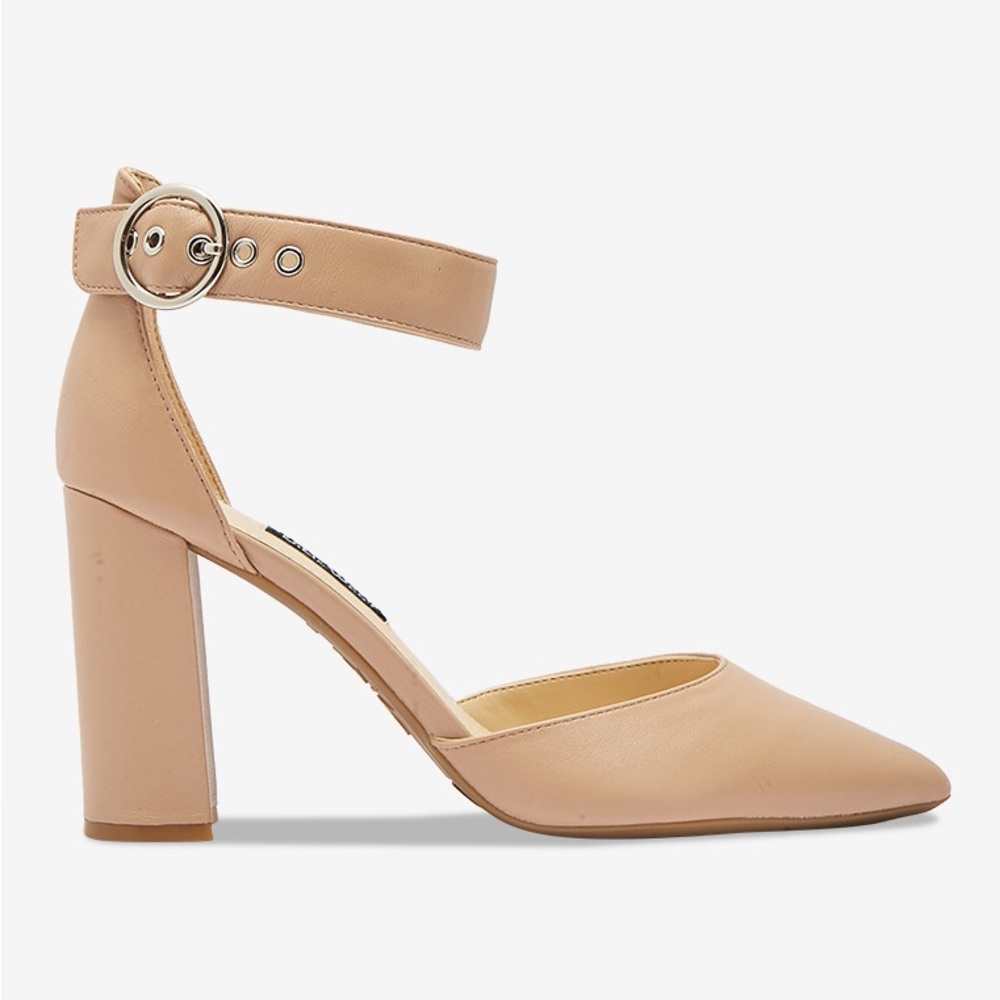 Nine West Nude Ankle Strap Heels - Picture 4 of 5